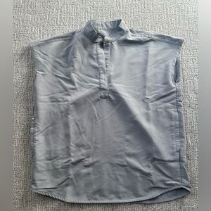 Cement Grey Rafael Figs Scrub Top